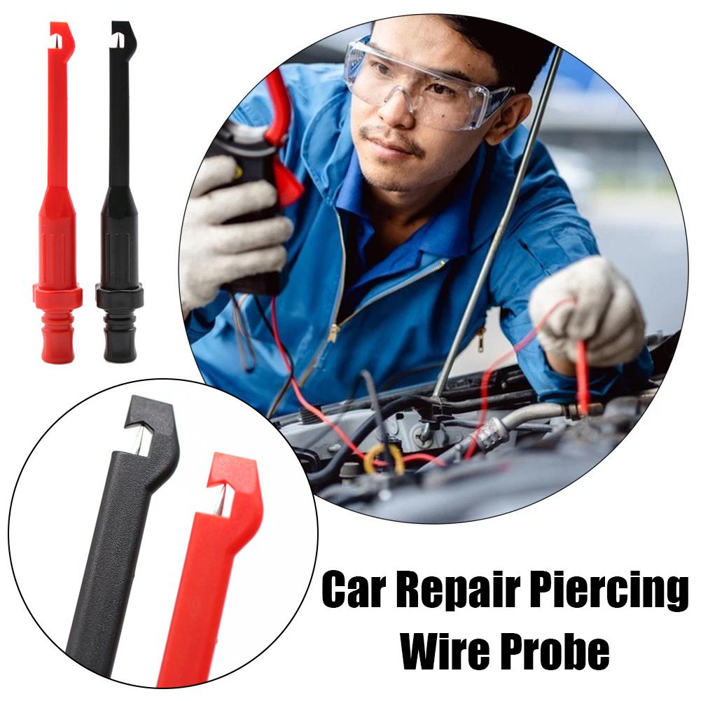 2PCS Piercing Probes For Car Circuit Detection Diagnostic Tool Test Clip Cable Repair Tools For Multimeters Oscilloscopes