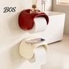 Soporte de Papel de Pared para Rollo Sin Taladro para Inodoro con Estante de Almacenamiento Superior Dañado Dispensador de Pañuelos Duradero que Ahorra Espacio para Baño Cocina