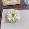 Scrunchie Multi Styles Floral Plaid Soft Fabric Minimalist Versatile Women Hair Tie Hair Accessories