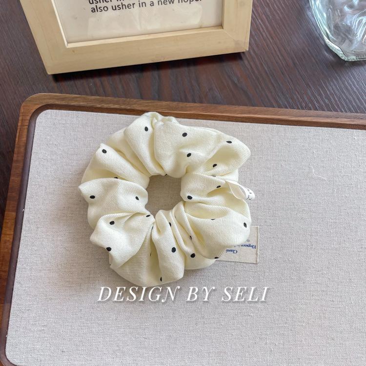 Scrunchie Multi Styles Floral Plaid Soft Fabric Minimalist Versatile Women Hair Tie Hair Accessories