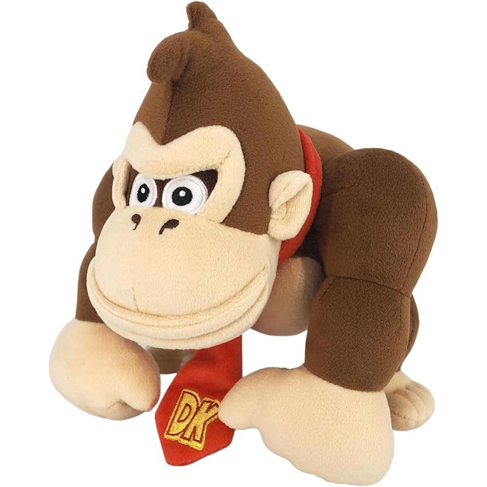 

Sanei Boeki Super Mario All Star Collection Donkey Kong Plush Toy 17x19x20cm