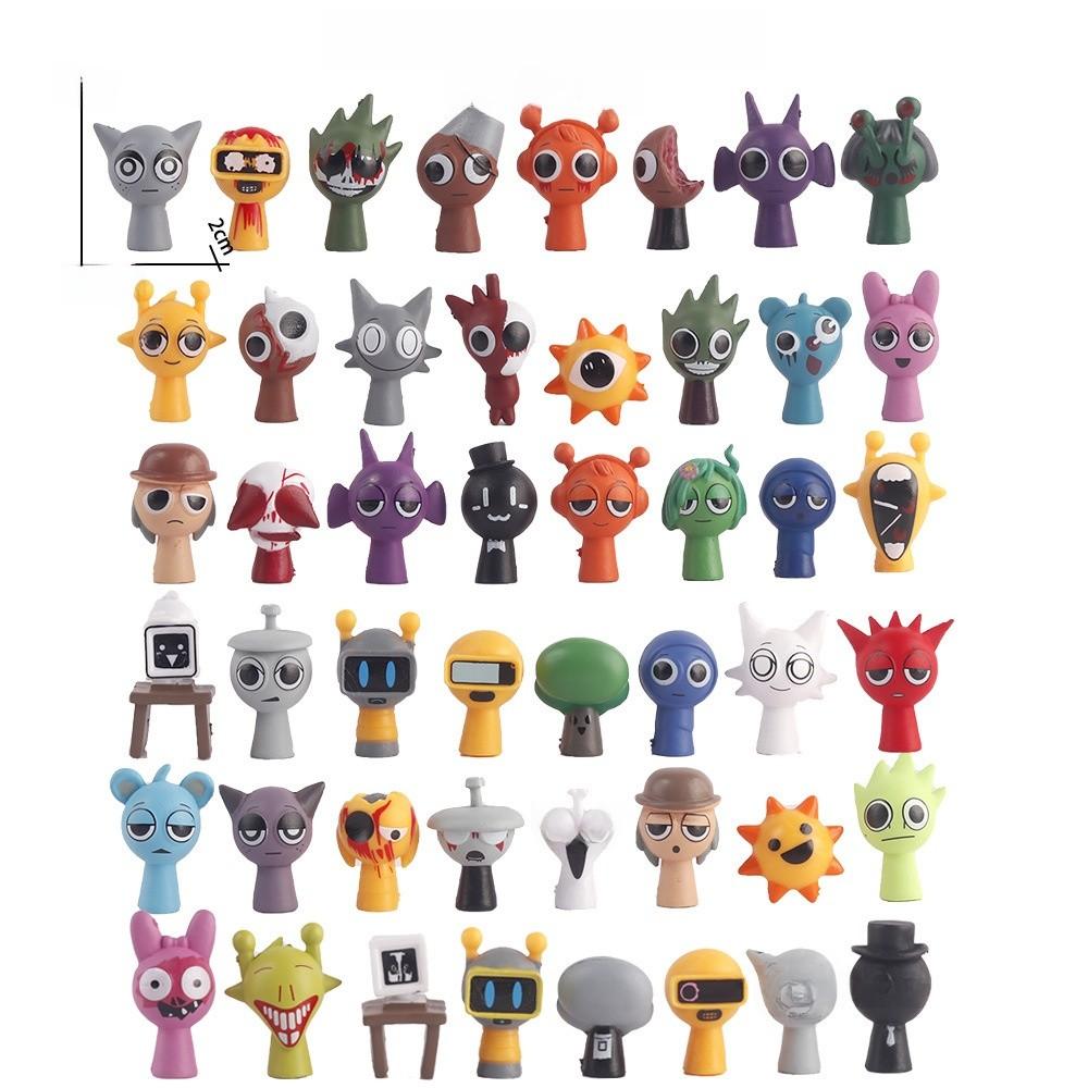 Sprunki Rhythm Box Animal Models Pvc Children Playroom Decor Toys Collectible