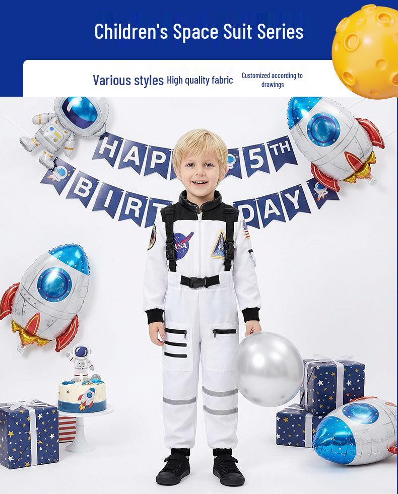 Kinder-Astronauten-Kostüm für Halloween, Festivals & Cosplay