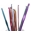 100Pcs/22Pcs DIY 22 Sizes Crochet Hooks Needles Stitches Knitting Craft Case Crochet Agulha Set Weaving Tools Sewing Tools