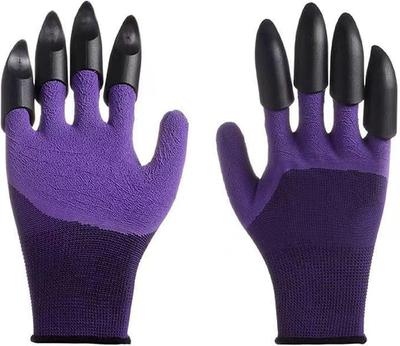 Gartenhandschuhe für Damen und Herren bei der Gartenarbeit. Gartenhandschuhe mit Krallen, einfaches Pflanzen und Graben, Handschutz und einfache Handhabung