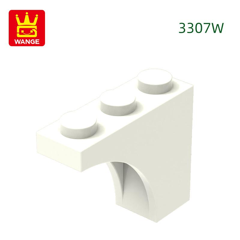 Non-Toxic 78Pcs/Lot 3307W Half Arch Building Block Moc Accessories Compatible With Bricks Diy Children Toys Construction Gift Box