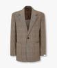 Man On The Boon Wool Blend Check Jacket_Brown 4716102006