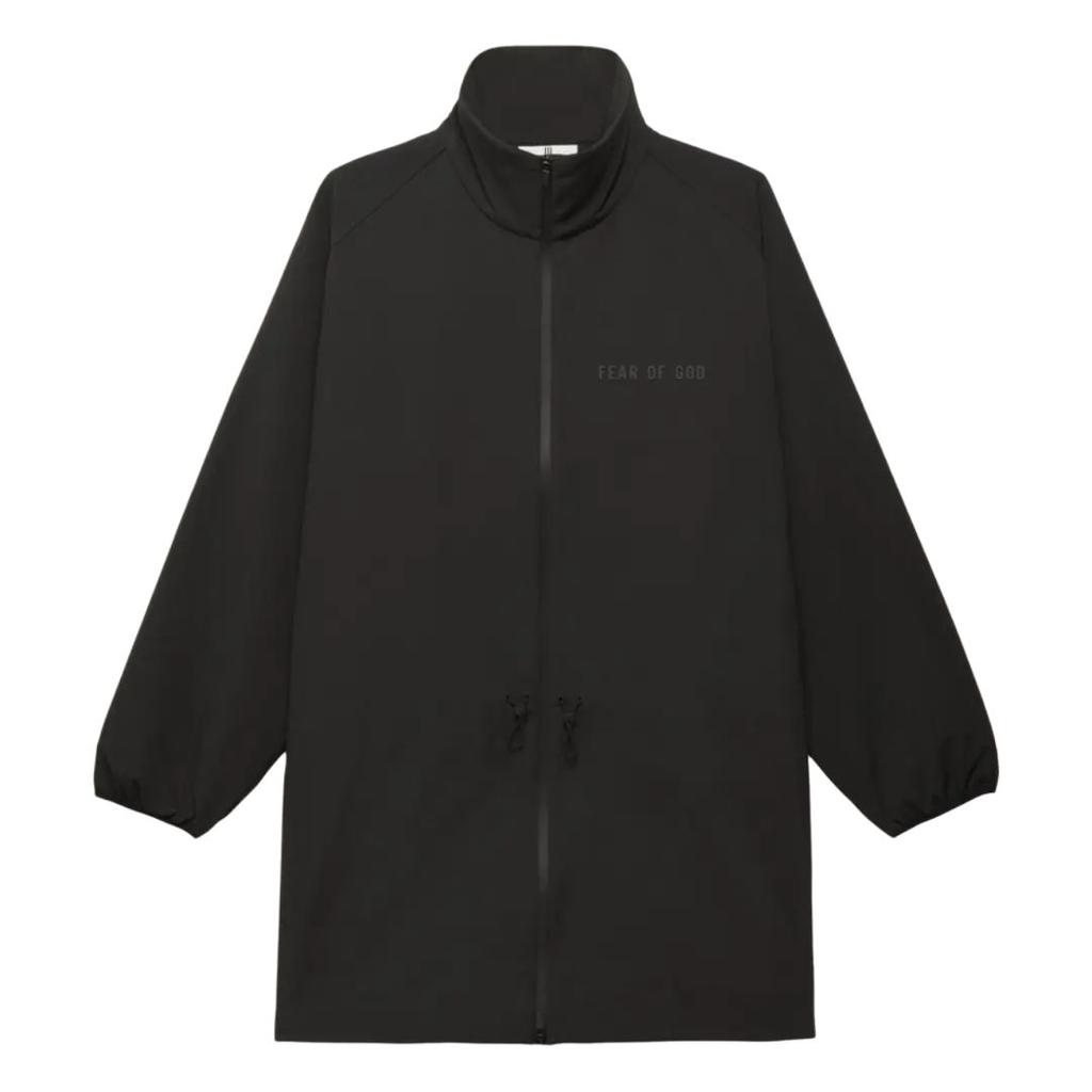 Adidas X Fear Of God Athletics Kollaboration FW25 Gebürstete Sturmjacke Bequem Weich Einfarbige Stehkragen Reißverschlussjacke Unisex Jacke KA4565