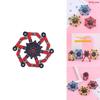 Plastic Spinner Gyroscope With Deformable Mecha Chain For Stress Relief And Hand Exercise