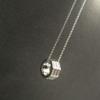 S925 Sterling Silver Necklace August New Octagonal Geometric Necklace Female Banquet Party Jewelry Luxurious Shiny Jewelry