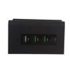 Portable DC Converter with Battery Clip, 12V/24V to 5V 4-Port USB Charger Multiport Power Adapter for Smart Phone Tablet