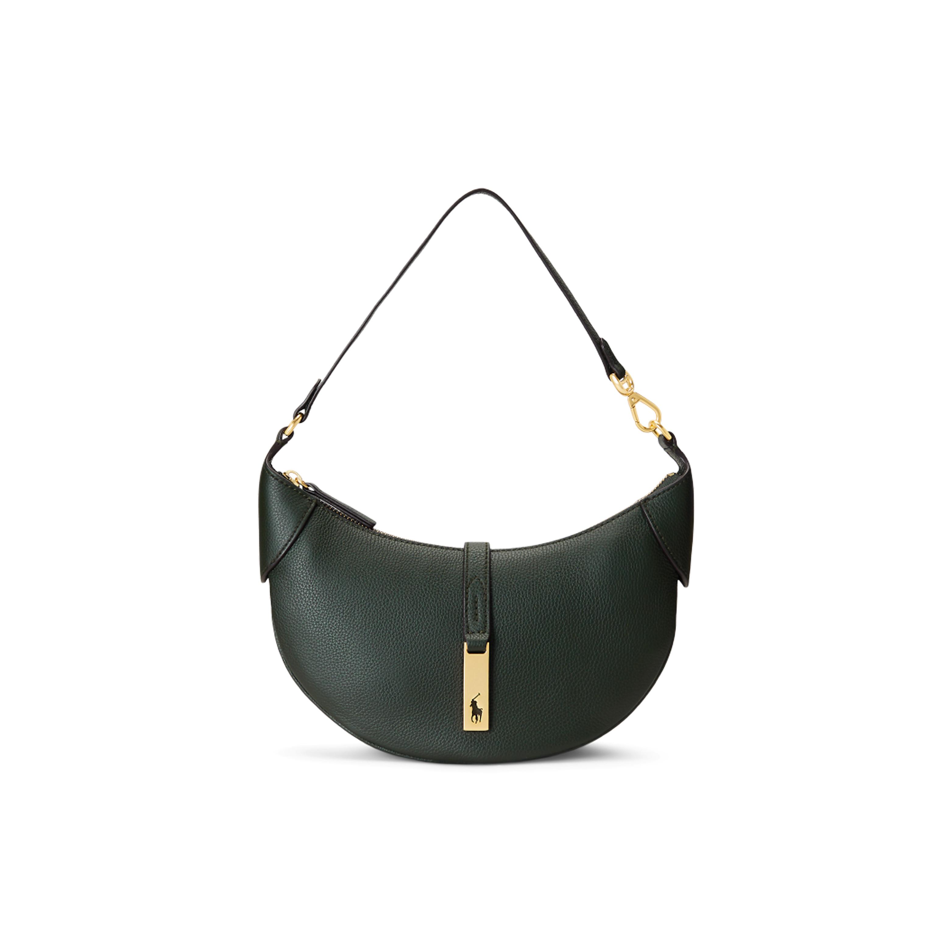 

Новая женская сумка-тоут Polo Ralph Lauren Polo ID из коровьей кожи, сумка через плечо, зеленая WAPOBAG02V20057 25.9*3.8*20.3CM