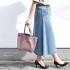 Domain Equestrian Tote Bag for Women and Men Canvas Small Size S Simple Cotton Cotton 146001 [Sendai "Date Masamune" Statue] 100% (Smoky Pink)