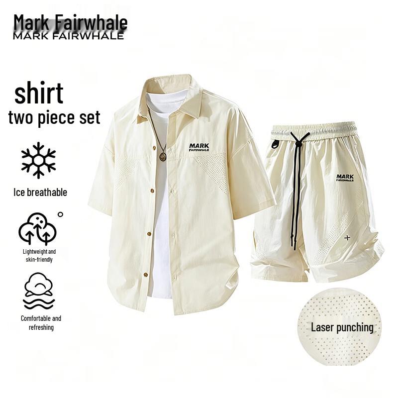 MARK FAIRWHALE Summer Cooling Short Sleeve Sport Set XL