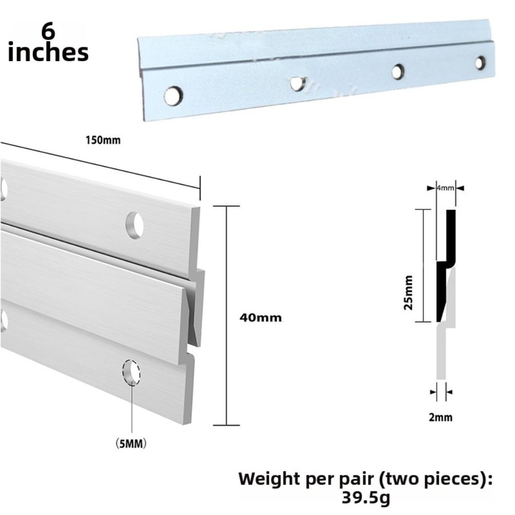 

Pendant Bracket Z-Shaped Aluminum Alloy Hanging Strips For Flush Mount Wall Art And Heavy Mirrors Hangers