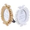 NewNordic Style 1pc Flower Photo Frame Wedding Home Decor Desktop Bronze Design Vintage Picture Frame Small Baroque Photo Holder
