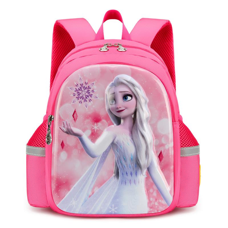 Kindergarten Anti-Lost Student Schoolbag Cute Cartoon Children S Backpack Large Capacity Cute Princess Children S Bag