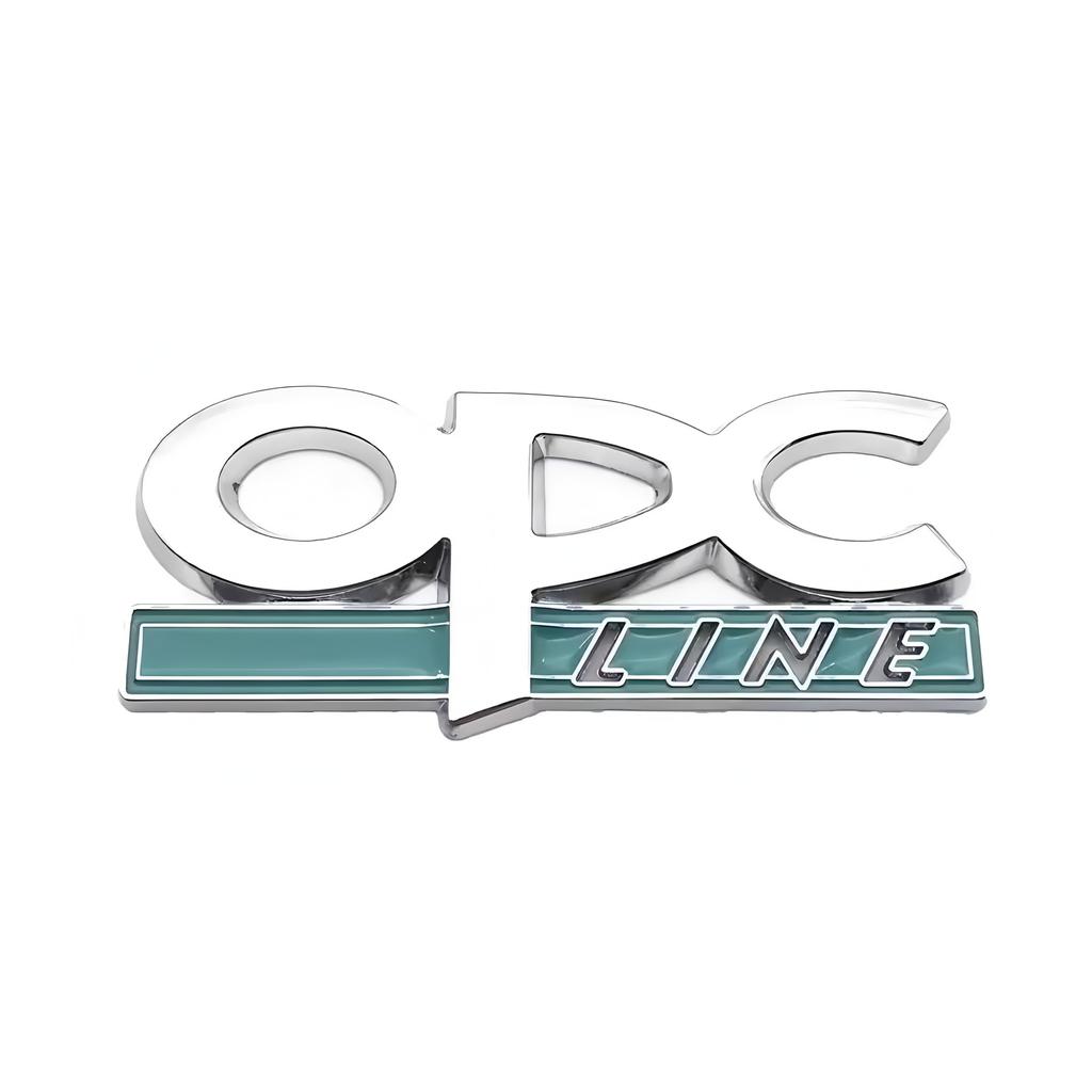 1pcs OPC Line Emblem Front Grille Badge Tail Stickers Logo For Opel Astra j g Insignia Corsa d Vectra c Zafira a Auto Gadgets
