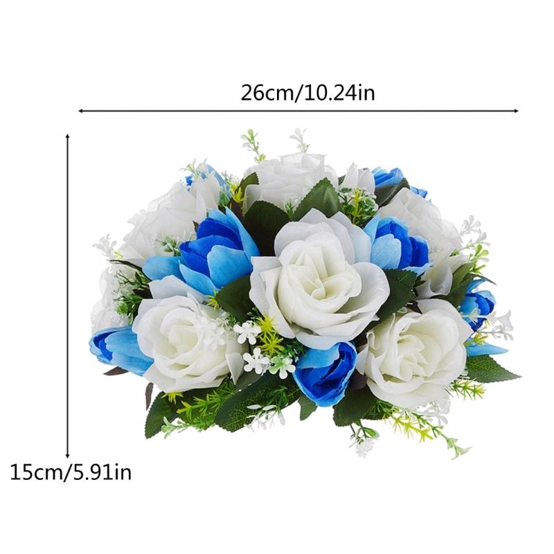 Artificial Flower Arrangements Flower Bouquets for Wedding Party Centerpieces Valentines Day