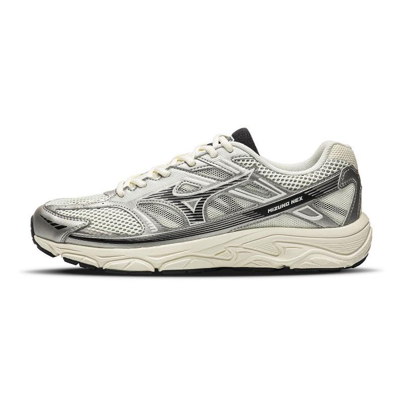 Mizuno nex unisex low-top casual running shoes silver D1GH262401 41