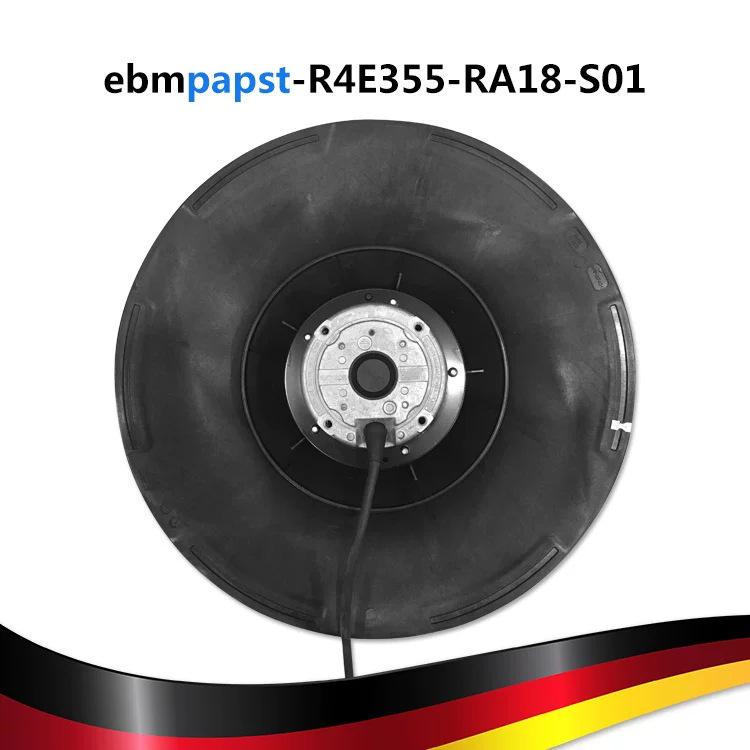

Ebm-papst R4E355-RA18-S01 Top-Mounted German Centrifugal Cooling Exhaust Fan