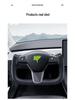 Model 3/Y Custom Alcantara Carbon Fiber Heated Tesla Yoke Steering Wheel