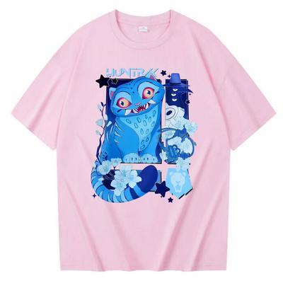 KPop Dämonenjäger Sommer T-Shirt Junge und Mädchen Derpy Tiger 2025 Neuer Film Harajuku Street Kinder Baumwoll-T-Shirt Kurzarm Motor