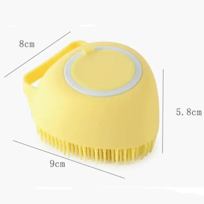 Cleaning Mud Dirt Remover Massage Back Scrub Showers Bubble Non-toxic Brushes Bath Brush with Hook Soft Silicone Foot Brush