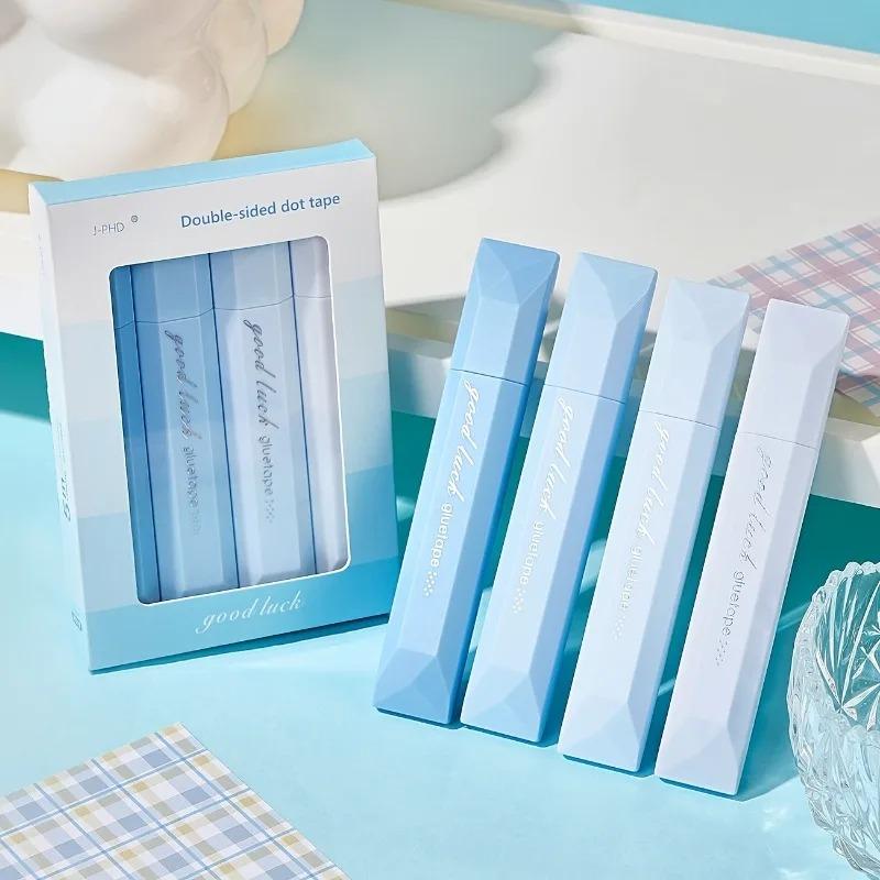 

4pcs Waterproof Glue Tape for Scrapbooking Waterproof Adhesive Roller for Crafts Gift Wrapping Photo Mounting Journaling