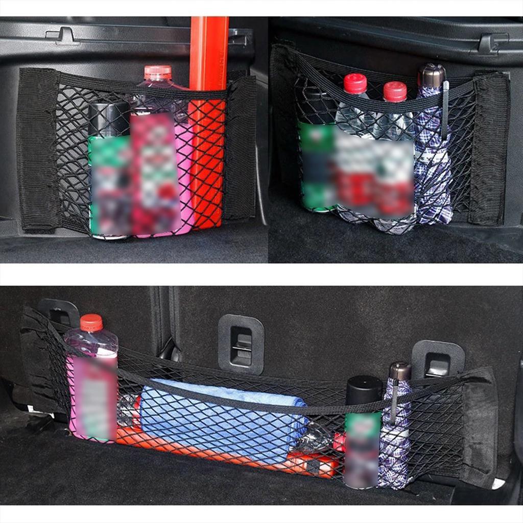 Universal Mesh Cargo Net Car Storage Net Wall Sticker Organizer Pouch Bag Storage Mesh Net for Car Trunk Storage