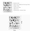 kads Nail Stamping Plate Halloween 015 Nail Printing Stencil Template Manicure Tool for Nail Design