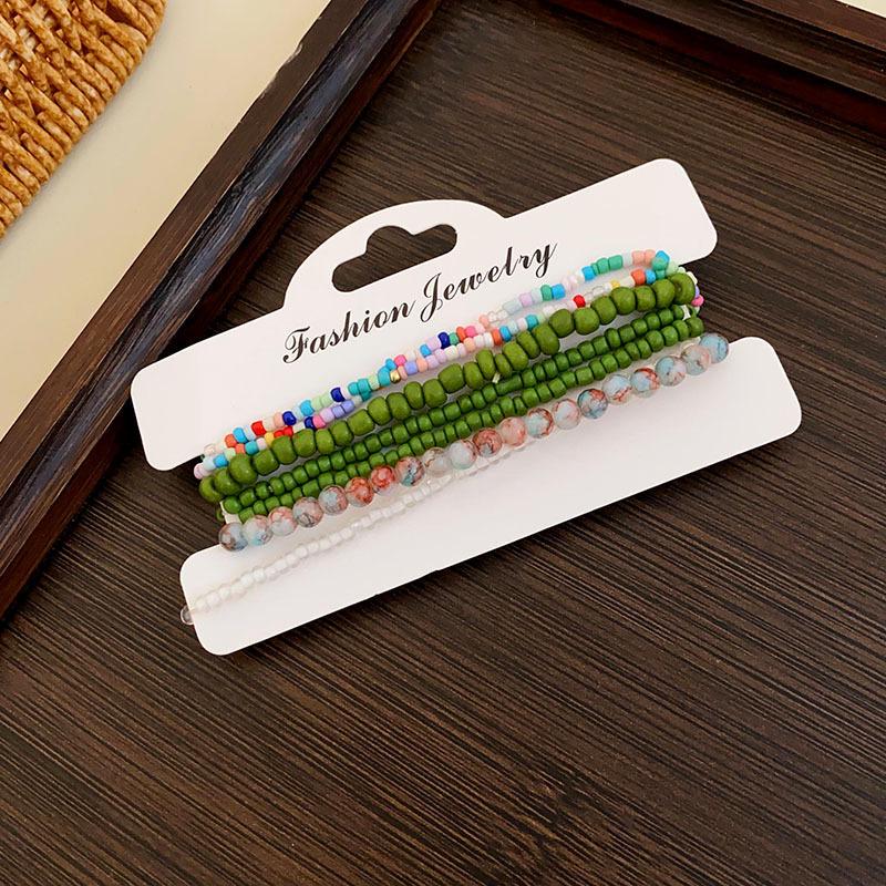 Bohemian Miyuki Multi-Layer Beaded Bracelet: Summer Ethnic Style, Light Luxury Niche Retro Jewelry