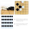 360-teiliges Go-Spielsteinset, doppelkonvexe Melamin-Schachfiguren, schwarze und weiße Steine, Go-Schachspielfiguren, chinesische Strategie, Go