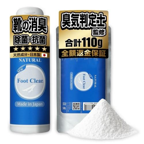 

Дезодоратор для обуви Foot Clear, Устраняет запахи обуви [Под контролем оценщика запахов] Порошок для обуви, Дезинфицирующий и дезодорирующий, Экономичная упаковка большого объема