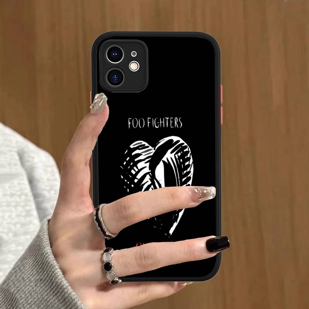 

F-Foo F-Fighters Band For IPhone 16 15 14 Plus 13 12 11 Pro Max X XS MAX Translucent Matte Shockproof Cover iphone 14 plus