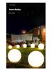 Solar Luminous Spherical Lawn Lamp: Waterproof Outdoor Atmosphere Light for Courtyard and Camping