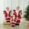 Height Customizable Christmas Santa Figure Cloth Plastic Home Office Decoration B03E
