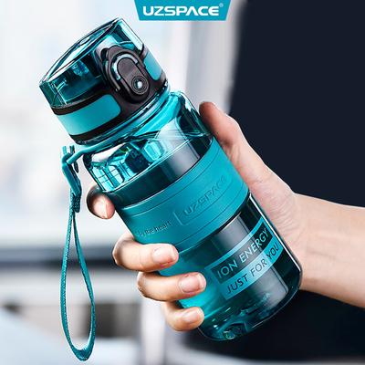 UZSPACE Sport Water Bottles 350ml 500ml Child Couple Outdoor Travel Drinkware Portable Leak-proof Tritan Plastic Bottle BPA