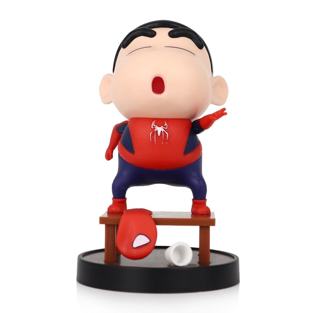 Unique Shinchan Crayon Anime Figures In Vibrant Colors Perfect For Car Decoration And Collectibles
