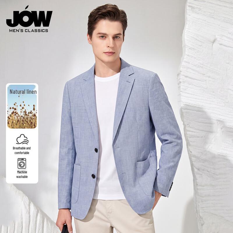Легкий мужской пиджак JOW из смесовой льняной ткани 190/3XL