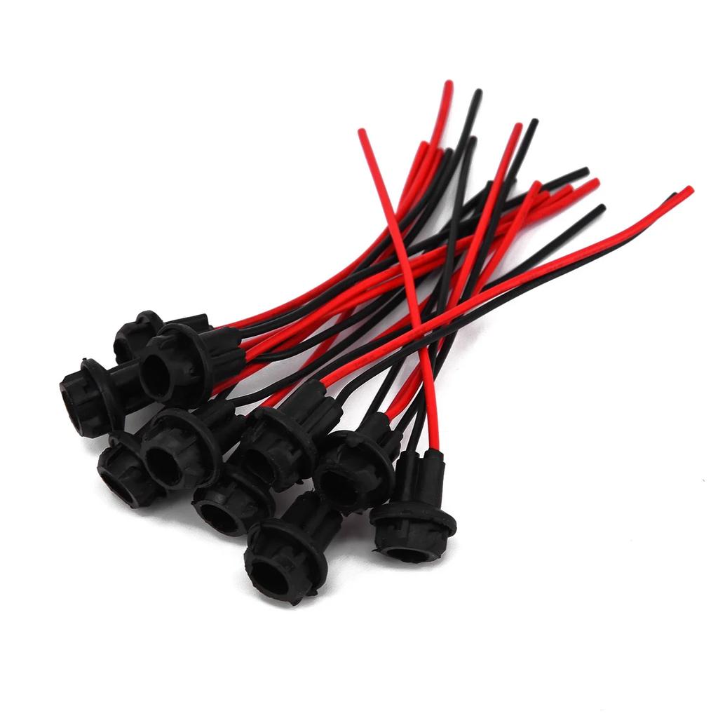 10X Car Wedge Light Bulb Socket Connector Holder Extension LED Lamp Bulb 168 194 2825 912 921 W 5 W Lamp Socket