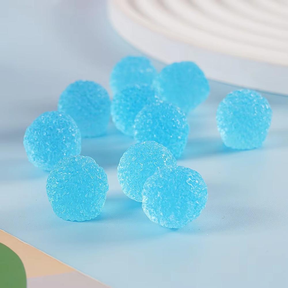 DIY Material Fake Candy Sugar Bead Simulated Noise Filler Balls Candy Resin Beads Craft Supplies