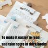 Childrens Cats Themed Book Clamp Compacts Book Clip Sturdy Design Secure Page Holder For Textbooks Notebooks Home Use