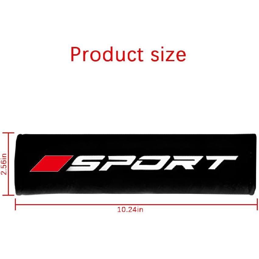Mandark Car Seat Belt Pad, Vehicle Seatbelt Shoulder Strap Cover For More Comfortable Driving, Auto Interior Safety Belt Protection Cushion