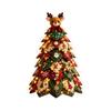 DOWMOO DIY Quilted LED Christmas Tree Set - Wear-Resistant Polyester Desktop Decoration Ornament