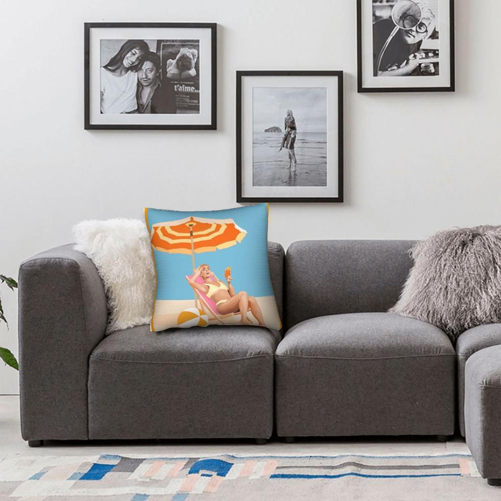 Federa Cuscino Aperol Spritz Federa Cuscino Trendy Retrò Federe Comode Per Divano Camera da Letto Arredamento Casa