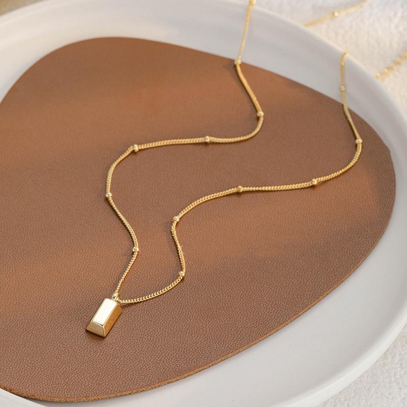 Fashion Vintage Flower Seal Pendant Necklace For Women Chain Necklace Wedding Party Jewelry Gift