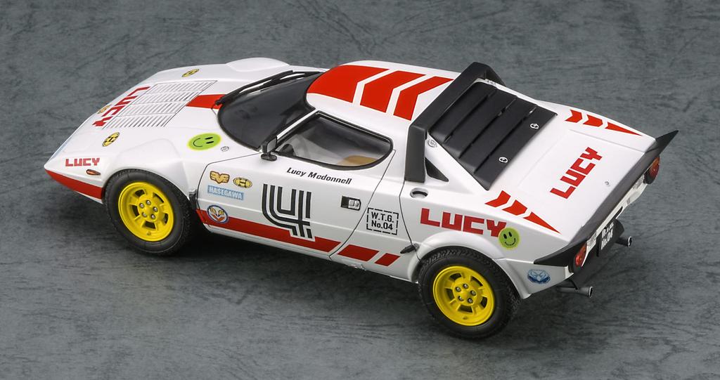 Hasegawa Wild Egg Girls Lancia Stratos Lucy McDonnell Plastic Model SP528 1/24 No.04 w/Figure