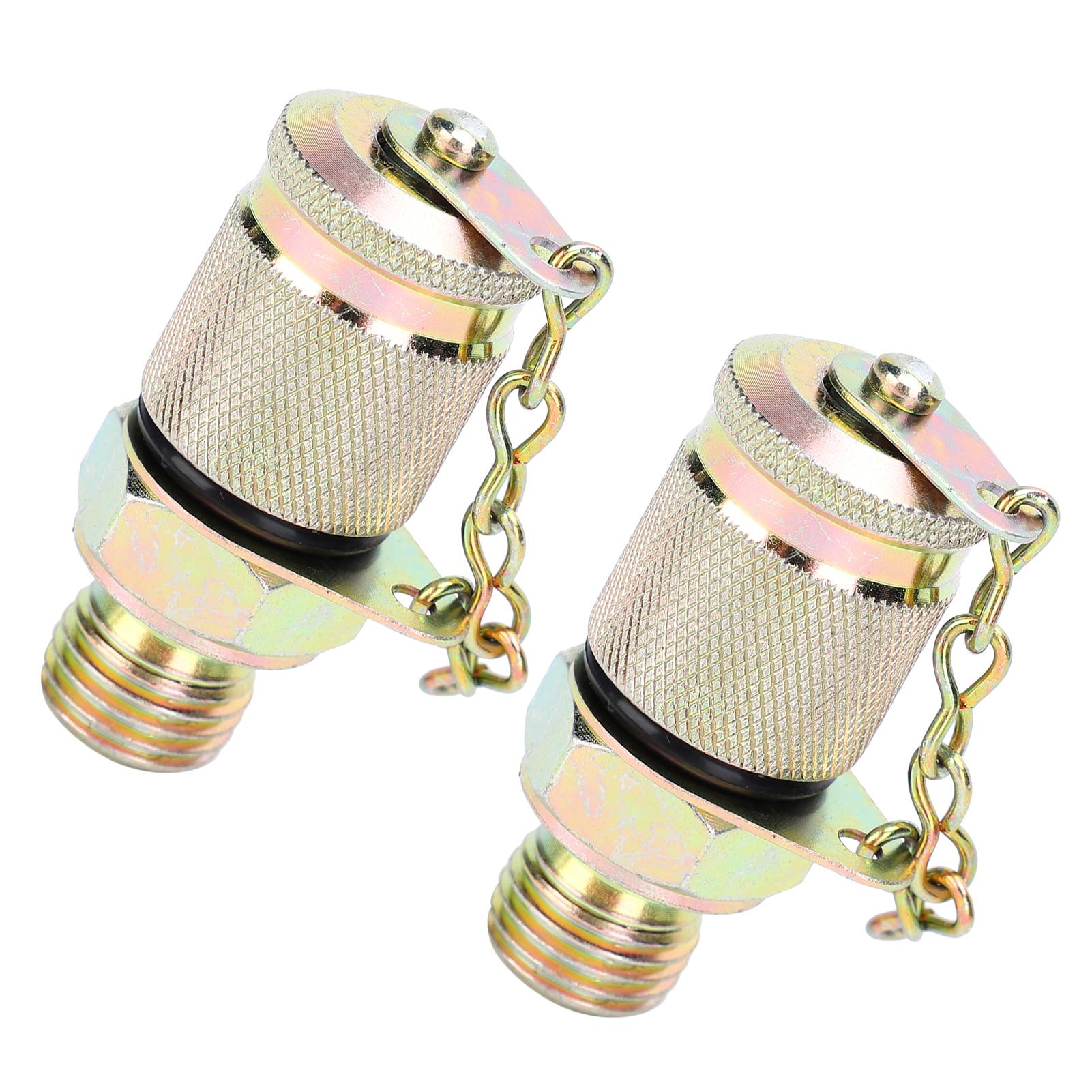 

2 шт. Гидравлический тестовый адаптер Фитинг для шланга высокого давления Точка измерения Соединительный инструмент M10 x 1-M12 x 1.25