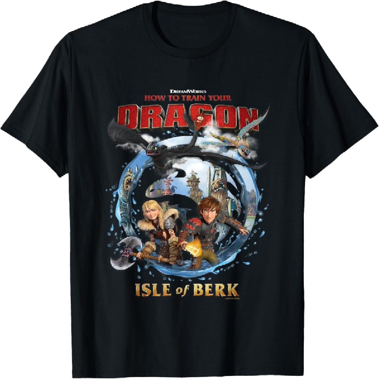 Универсальная футболка «Эпическая Вселенная: Остров Олухов, Портал Драконов, Открытие» XXXXXL разноцветный
